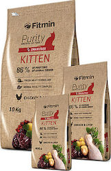 Fitmin Purity Kitten Dry Food Grain-Free for Young Cats with Chicken / Liver 0.4kg