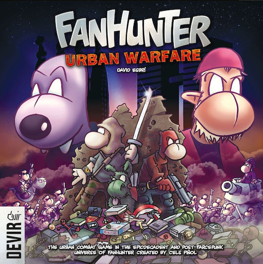 Επιτραπέζιο Παιχνίδι Fanhunter Urban Warfare για 2 Παίκτες 14+ Ετών (EN) Devir