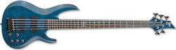 ESP 5-String Electric Bass B-155DX Blue