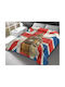 Belpla Blanket Velvet Ster London Multicolored 160x220cm