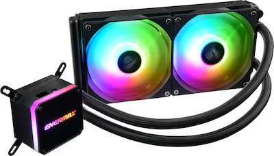 Enermax Liqmax III 240 ARGB Υδρόψυξη Επεξεργαστή Διπλού Ανεμιστήρα 120mm για Socket AM4/1200/115x