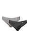 Herren Slips Black / Grey 2Packung