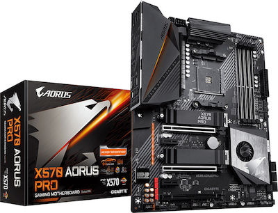 Gigabyte X570 Aorus Pro (rev 1.1/1.2) ATX Дънна платка с AMD AM4 Гнездо
