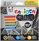 Carioca Metallic Fine Tip Zeichenmarker Dünne Set 8 Farben 43162