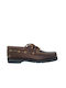 Sea & City Memphis C55 Δερμάτινα Ανδρικά Boat Shoes σε Καφέ Χρώμα