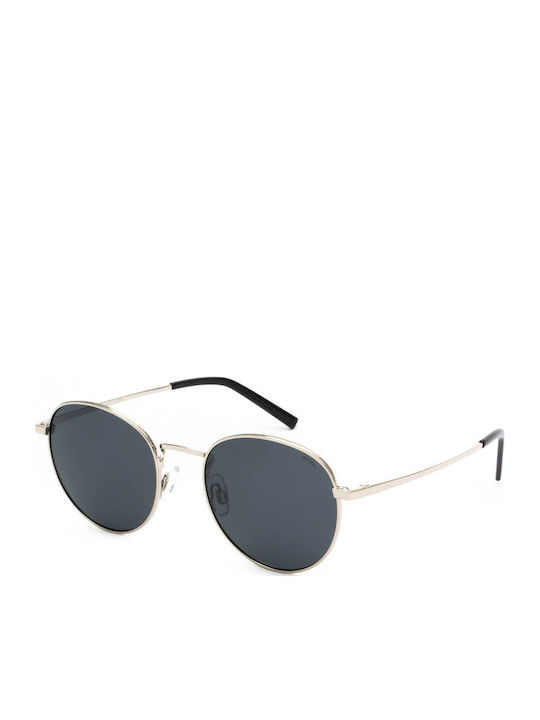 Invu Unisex Sonnenbrille mit Silber Metall Gestell B1122C