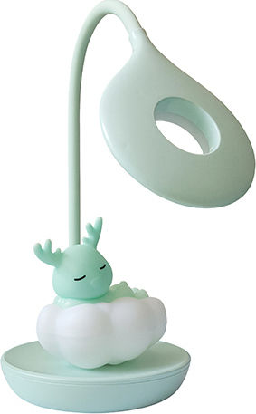 Bright Sun LED Kinder Schreibtischlampe Bright Sun Sleep Deer Grün