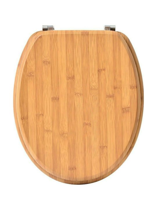 Eurocasa Toilettenbrille Hölzernes 46x37.5cm Bamboo