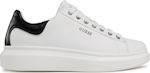 Guess Salerno Ανδρικά Sneakers Λευκά
