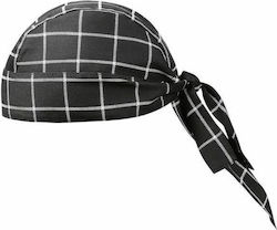 Egochef Chef Black Checked Bandana