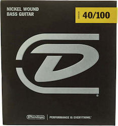 Dunlop Bass Strings Σετ Χορδών Nickel Wound 40 - 100" Long Scale Dunlop Bass Strings Σετ Χορδών Nickel Wound 40 - 100" Long Scale