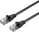 Unitek Flat U/UTP Cat.6 Gigabit Network Cable Ethernet 3m Black