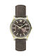 Versace Herrenuhr 44mm Batterie mit Braun Lederarmband