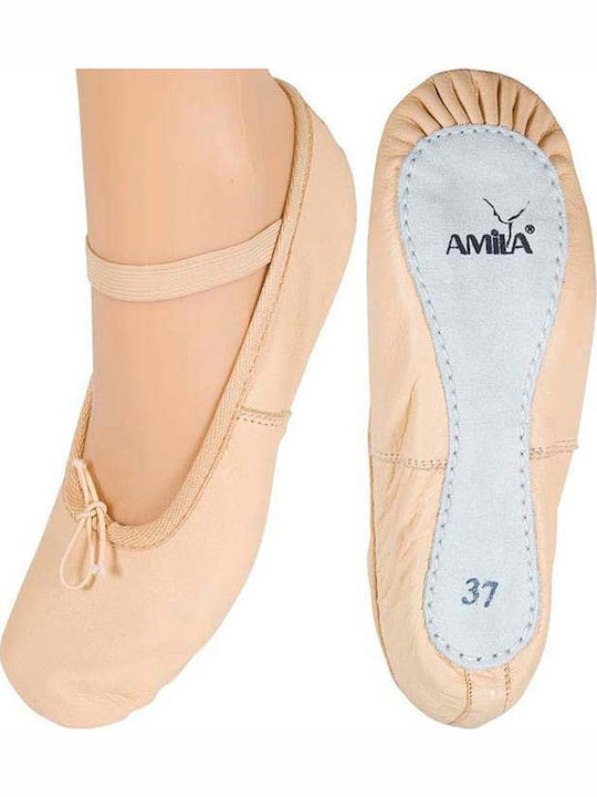 AMILA Παπούτσια Μπαλέτου Μπεζ