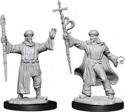 WizKids Dungeons & Dragons Nolzur's Marvelous Miniatures - Figură Nevopsită Bărbat Vrăjitor Uman