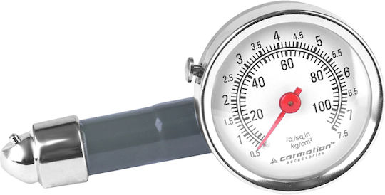 CarMotion Analog Tire Pressure Gauge 110 psi