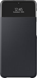 Samsung S View Wallet Cover Piele artificială Negru (Galaxy A32 5G - Galaxy A32 5G) EF-EA326PBEGEE EF-EA326PB