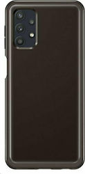 Samsung Soft Clear Cover Umschlag Rückseite Silikon Schwarz (Galaxy A32 5G) EF-QA326TBEGEU