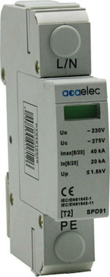 Aca 1-Pole Inspired T2 Panel Lightning Protection 40kA 230V