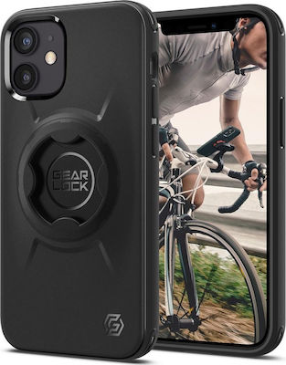 Spigen Gearlock Bike Mount Back Cover Πλαστικό Μαύρο (iPhone 12 mini)