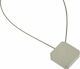Zogometal Tie-Back Magnetic made of Metal White Ice with Diza 1pcs