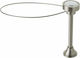 Zogometal Holdback Magnetic made of Metal Nickel Matt / Chrome with Diza 1pcs