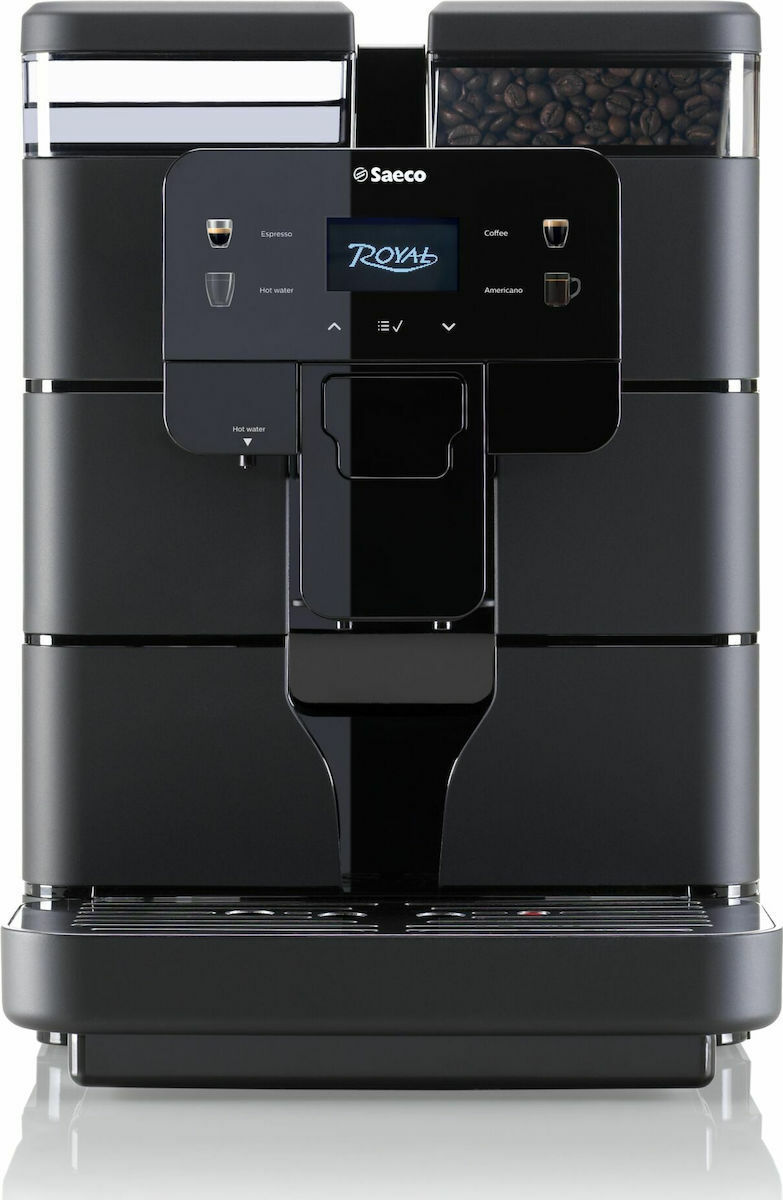 Saeco Royal Αυτόματη Μηχανή Espresso 1400W Πίεσης 15bar με Μύλο Άλεσης