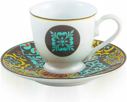 Bohemia Coffee Cups Set 6 Pieces