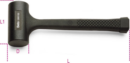 Beta Mattel 444gr with Plastic Handle 013910135