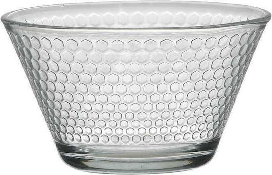 Click Servierschüssel Rund Glas Transparent mit Durchmesser 10cm 3Stück