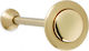 Anartisi A6 Holdback Wall made of Metal Gold Satin 1pcs