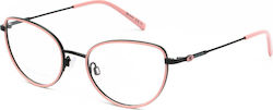 Missoni Damen Metallisches Brillengestell Rosa ...