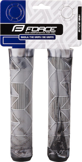 Force 382085 BMX Bicycle Handlebar Grips σε Gray Χρώμα