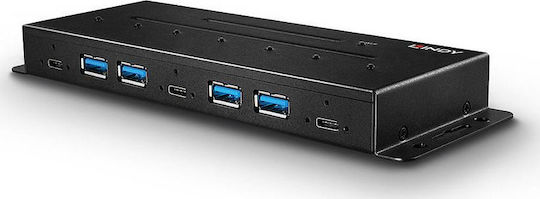 Lindy Hub 7 Θυρών USB 3.1 με σύνδεση USB-C