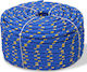 vidaXL Knitted 6mm Polypropylene Rope 100m Μπλε