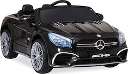 Детска Електрическа Кола Две места с Дистанционно управление Лицензиран Mercedes SL65 AMG 12 волта Черно