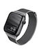 Uniq Dante Каишка Неръждаема стомана Графит (Apple Watch 44/45/46mm/Ultra 49mm) UNIQ-44MM-DANGRP