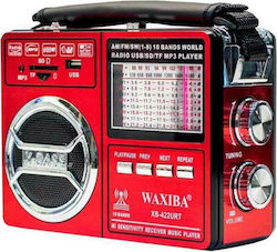 Waxiba XB-422URT Tragbares Radio mit USB Rot