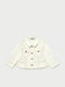 Kids' Casual Jacket Short Ecru