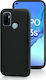 Fonex 0.6mm Umschlag Rückseite Silikon 0.6mm Schwarz (Oppo A53s/A53)
