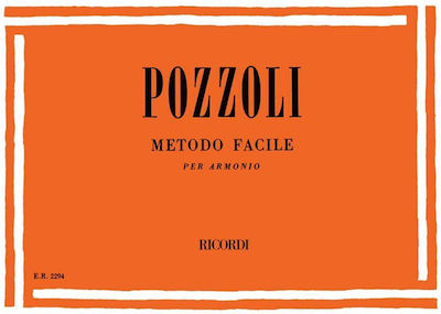 Ricordi Pozzoli - Metodo Facile Per Armonio Metodă de învățare pentru Keybaord