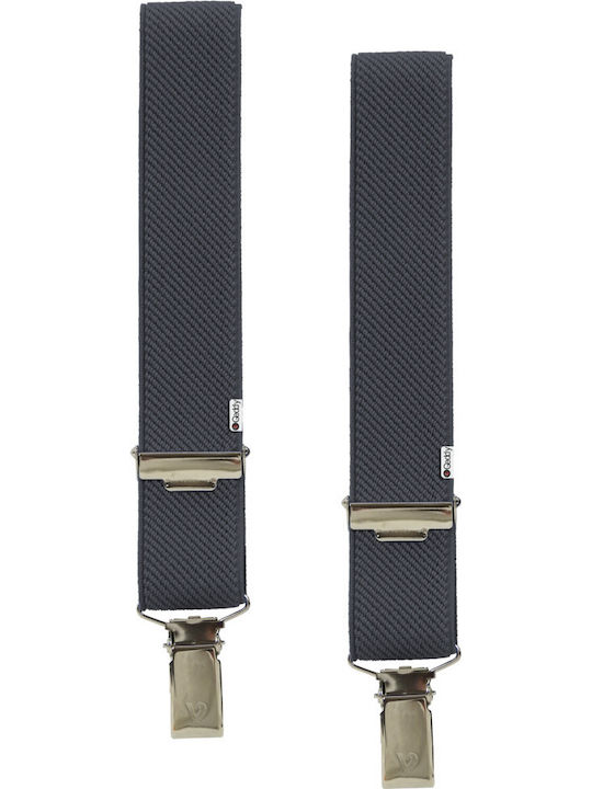 Victoria Suspenders Monochrome Gray