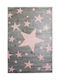 Alexander Carpets Παιδικό Χαλί Αστέρια 80x150cm Breeze Stars Pink Grey