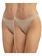 Fimelle Women's String 2Pack Beige