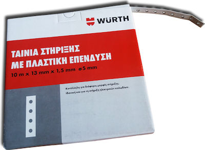 Wurth Μεταλλική Ταινία Στήριξης Επενδυμένη 13mm x 1.5mm 10m 9500000996