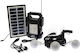 GDLite GDLite Solar Lighting System GD-8050 with Flash Light 3 Lamps Radio and USB Charger