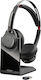 Plantronics Voyager Focus UC mit Microsoft Teams Drahtlos Über Ohr Multimedia-Headsets mit Mikrofon und Verbindung Bluetooth / USB-A in Schwarz Farbe