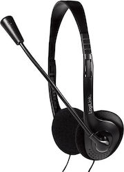 LogiLink On Ear Multimedia Ακουστικά με μικροφωνο και σύνδεση 3.5mm Jack HS0052