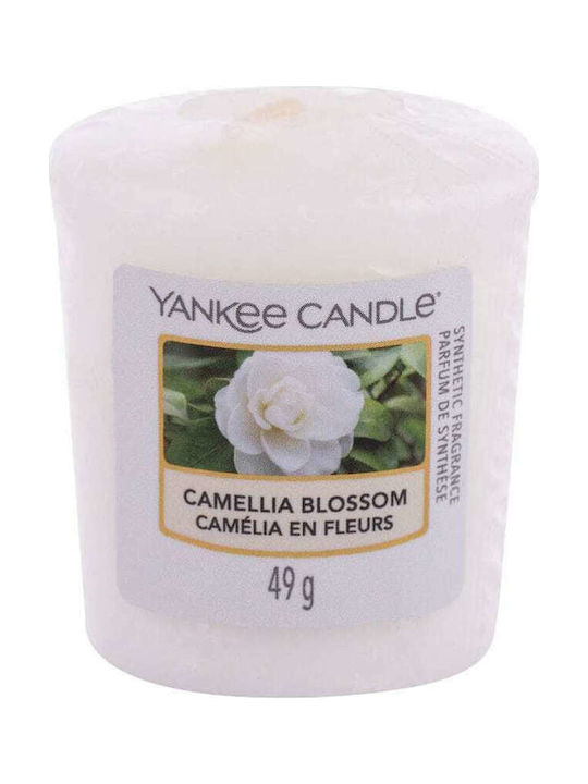 Yankee Candle Scented Candle with Scent Camellia Blossom Ecru 49gr 1pcs