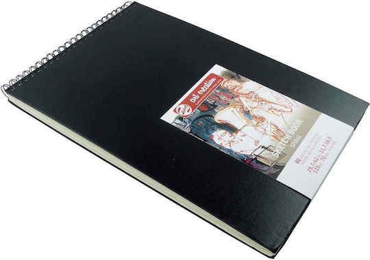 Royal Talens Sketch Pad Sketchbook Art Creation Sketch Book Black 42x30cm 110g 80 Sheets